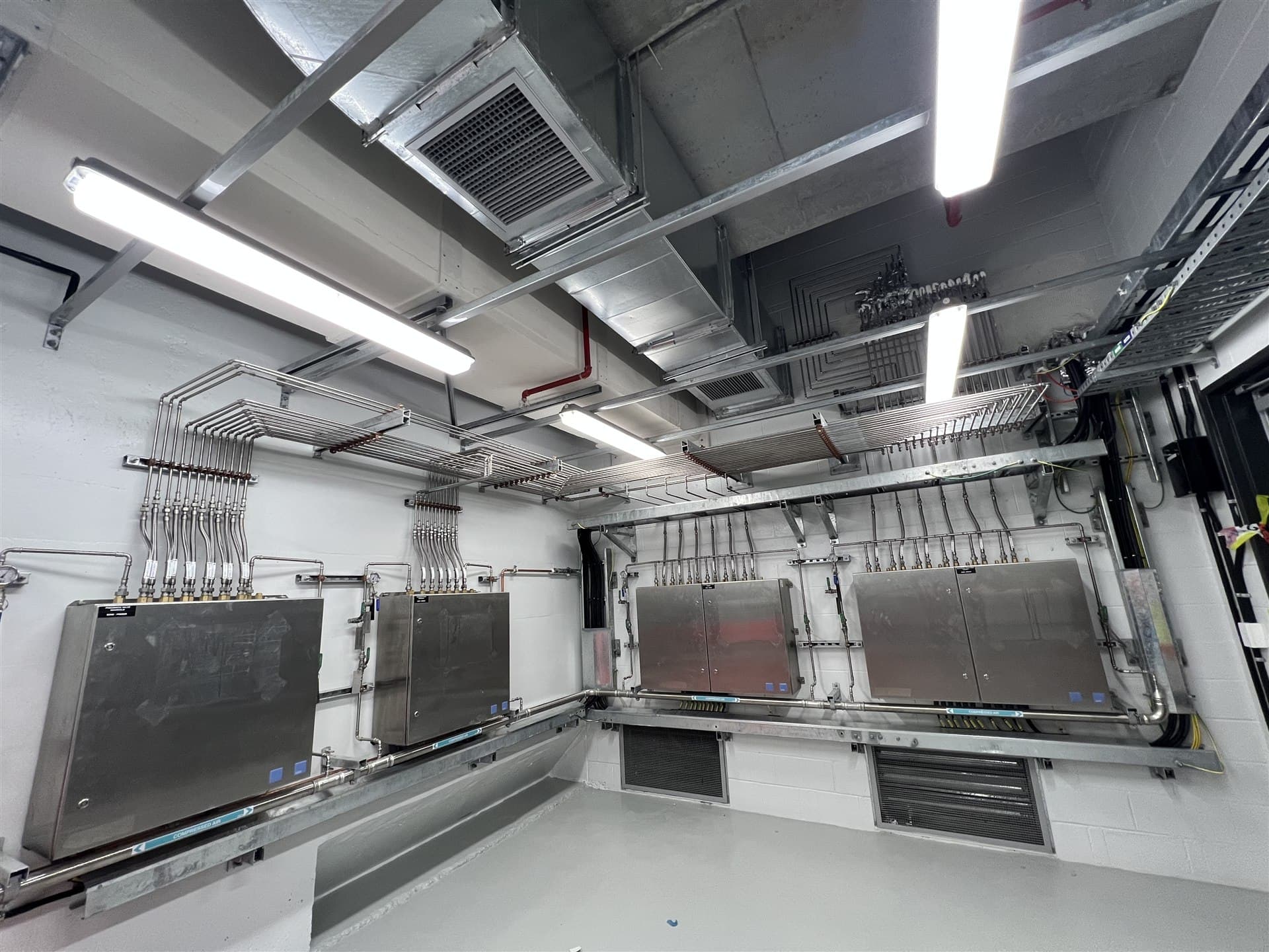Completed commercial hydraulic services installation for Sydney Metro